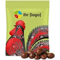 Bio-Schoko-Erdnüsse inkl. 4-farbigem Aufdruck, 15 g – Produktbild 1 von 1