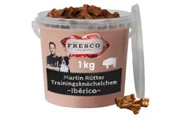 Fresco Dog Martin Rütter Trainingsknöchelchen Ibérico 1kg, gesunde Hunde Leckerli, Snack für: Hunde, Hypoallergen, getreidefrei, zuckerfrei – Produktbild 1 von 1
