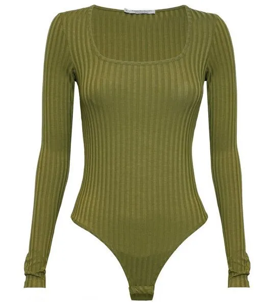 Underprotection Underprotection Celine Body aus TENCEL Lyocell Mix, Olivgrün (grün), – Produktbild 1 von 2