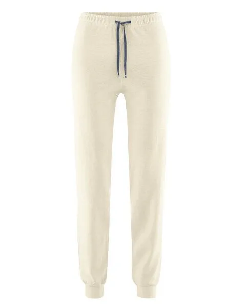 HempAge HempAge Unisex Hanf Pyjamahose, Weiss (natur), – Produktbild 1 von 1