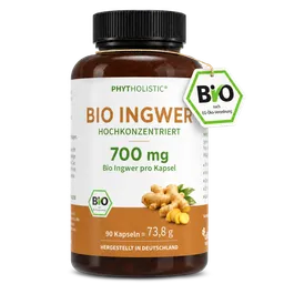 Cellavent Healthcare Phytholistic Bio-Ingwer 700 mg 90 Kapseln – Produktbild 1 von 1