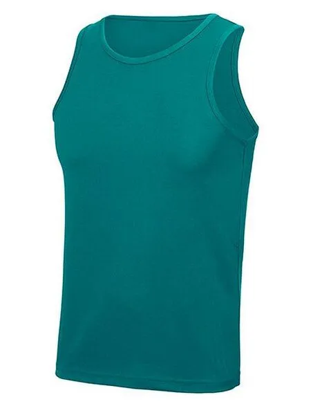 Just Cool Just Cool Muskelshirt Ärmellos Recyceltes Polyester, Jade, – Produktbild 2 von 3