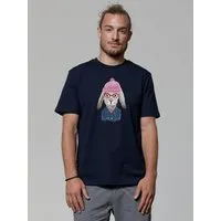 watapparel watapparel T-Shirt Unisex Hase, French navy, – Produktbild 1 von 1