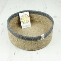reSpiin reSpiin Veganer Aufbewahrungskorb medium aus Jute Ø 21 cm – Produktbild 1 von 1