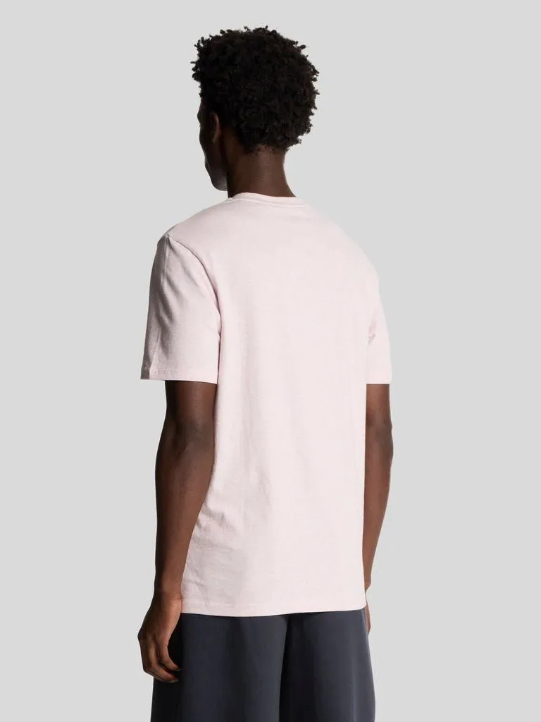 Lyle and Scott Lyle und Scott T-Shirt Heather Hellrosa - Größe L, Pink, – Produktbild 4 von 5