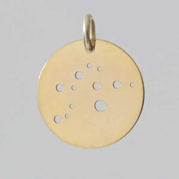 BELLYBIRD Jewellery BELLYBIRD Jewellery Sternzeichen Kette Echtgold, Gold, – Produktbild 3 von 7