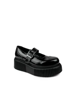 Altercore Altercore Damen vegan Schuhe Anabelle Lack Schwarz – Produktbild 1 von 1
