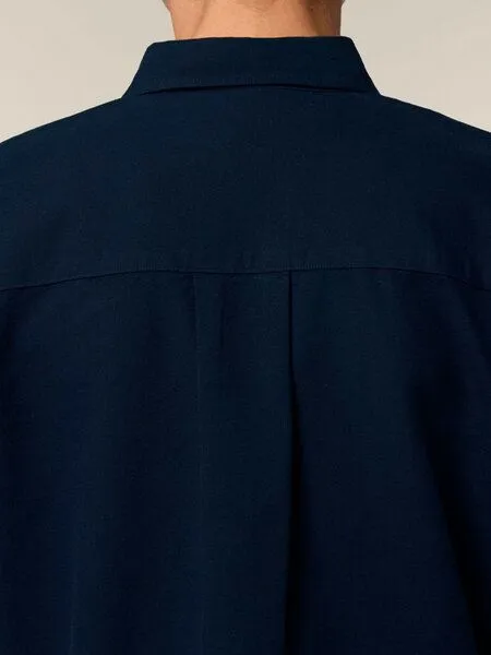 Human Family Human Family Bio Damen Basic Oxford Hemd, Navy, – Produktbild 3 von 3