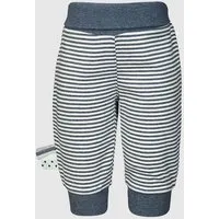 OrganicEra Baby-Hose mit Gummiband, gestreift 'OrganicEra' aus Bio-Baumwolle, Blau, – Produktbild 1 von 1