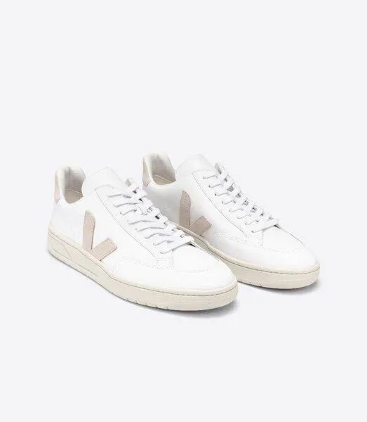 Veja Veja Sneaker Damen - V-12 Leather, Weiß (extra white sable), – Produktbild 3 von 3