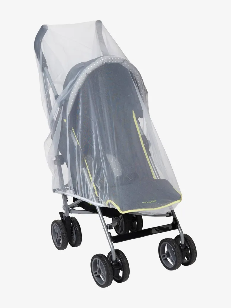 Vertbaudet Mückennetz für Kinderwagen und Reisebett, Weiß, – Produktbild 2 von 4