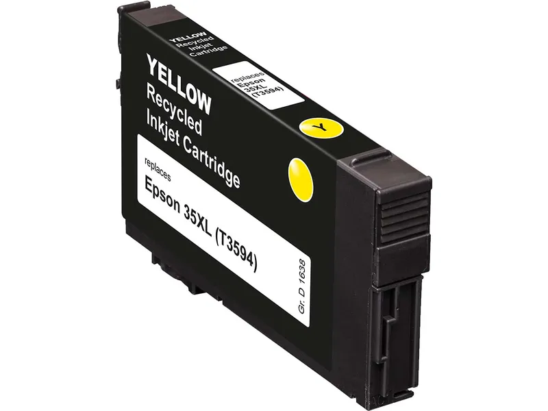 Memo memo Tintenpatrone ersetzt Epson 35XL gelb – Produktbild 1 von 1