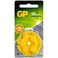 GP Battery 6er Pack GP Battery Hörgerätebatterien  ZA10 "PR 70" 1,4V, 90 mAh – Produktbild 1 von 1