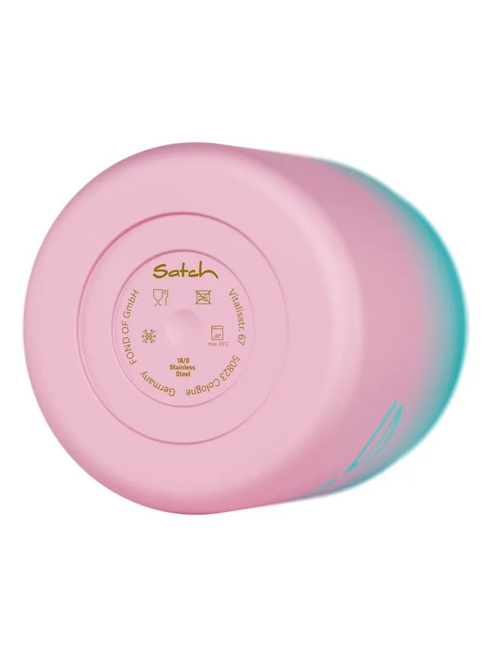 Satch Satch Lunchbox Thermo Lunchbox, Edelstahl, (Thermo Lunchbox, 3-tlg., 1x Thermo Lunchbox, 1x Gabel-Löffelkombination), spülmaschinengeeignet bis 45 Grad, Handwäsche empfohlen, Rosa, – Produktbild 5 von 6