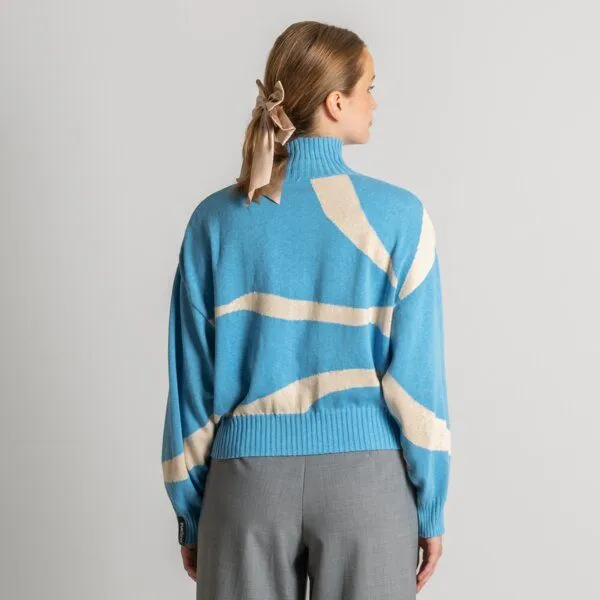 trueStory trueStory Oversized Pullover - EUGENIE, Arta (mehrfarbig), – Produktbild 3 von 4