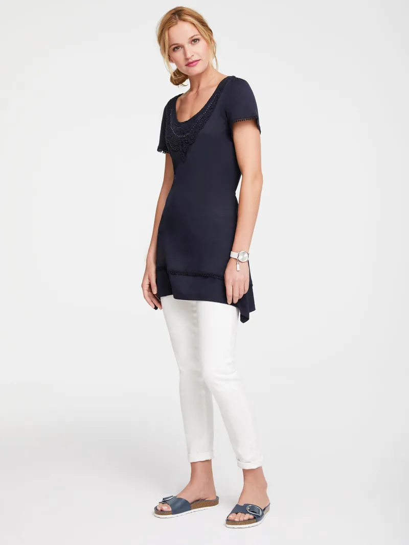 heine Longshirt marine, Marine, – Produktbild 1 von 3