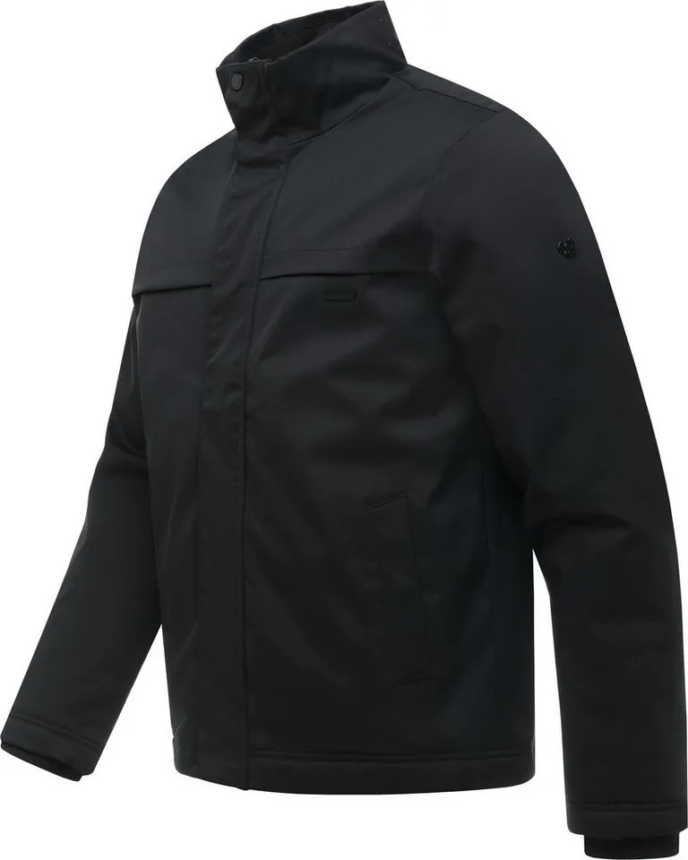 ragwear ragwear Outdoorjacke Dunore Y Leichte Winterjacke mit Stehkragen, wasserdicht und winddicht, Schwarz, – Produktbild 3 von 5