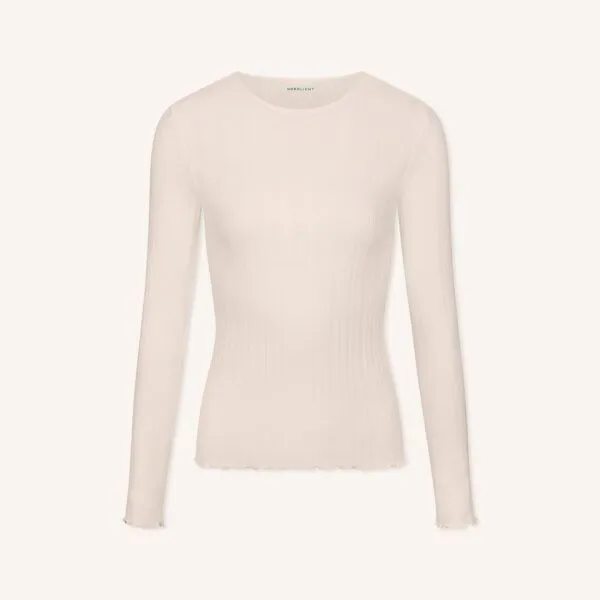 NORDLICHT NORDLICHT Langarmshirt Maja, Natur, – Produktbild 2 von 4
