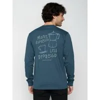 GreenBomb GREENBOMB Espresso Crisp - Sportliches Longsleeve / hochwertiger Print / GOTS / Fair & Vegan – Produktbild 1 von 1