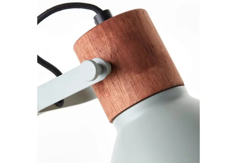 Brilliant Brilliant Tischleuchte Erena, ohne Leuchtmittel, Höhe 52 cm, E27, Metall/Holz, Grün, – Produktbild 4 von 4