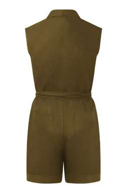 KOMODO KOMODO Damen vegan Playsuit Sienna Khaki – Produktbild 1 von 1