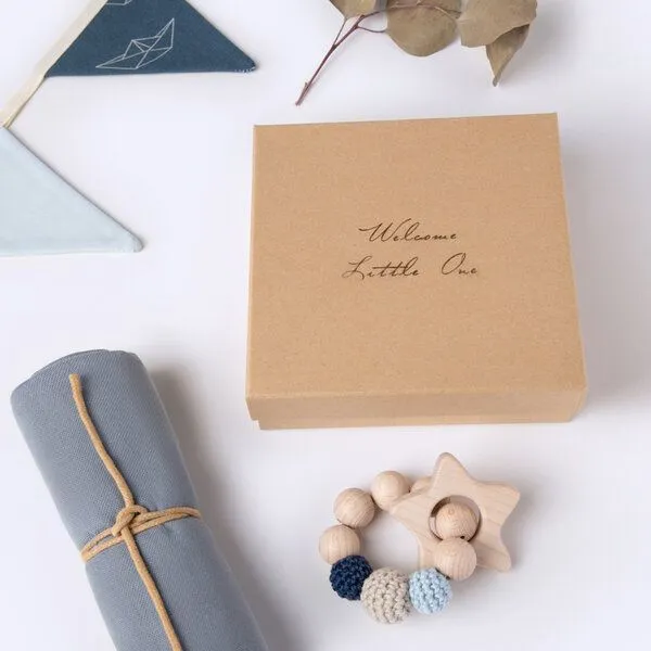 NoniKids Berlin NoniKids Berlin NoniKids Geschenkebox * Petit Animals * blau I GOTS Bio – Produktbild 1 von 8