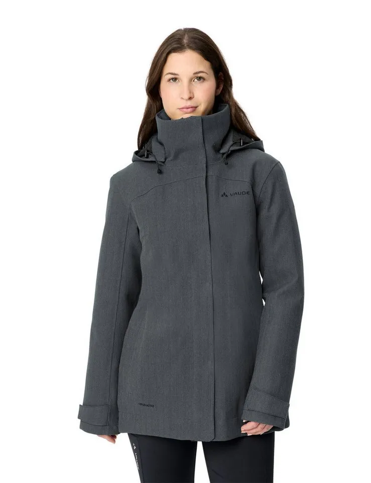 Vaude Vaude Outdoorjacke Women's Skomer Wool-Lined Jacket (1-St) moderne Jacke aus Wolle, Braun, – Produktbild 2 von 4