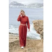 Vivien Joy Vivien Joy Kurzer Rollkragenpullover - Aila Crop Pulli, Cider (rot), – Produktbild 1 von 1