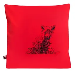 Hirschkind Hirschkind Bio-Kissenbezug 'Junger Fuchs' rot 40x40 cm – Produktbild 1 von 1