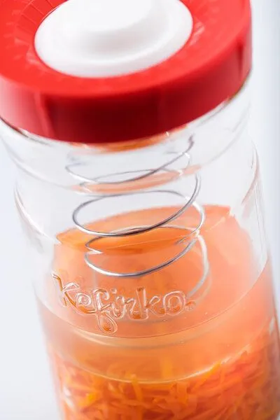 Kefirko Veggie Fermenter für fermentiertes Gemüse, Rot, – Produktbild 4 von 4
