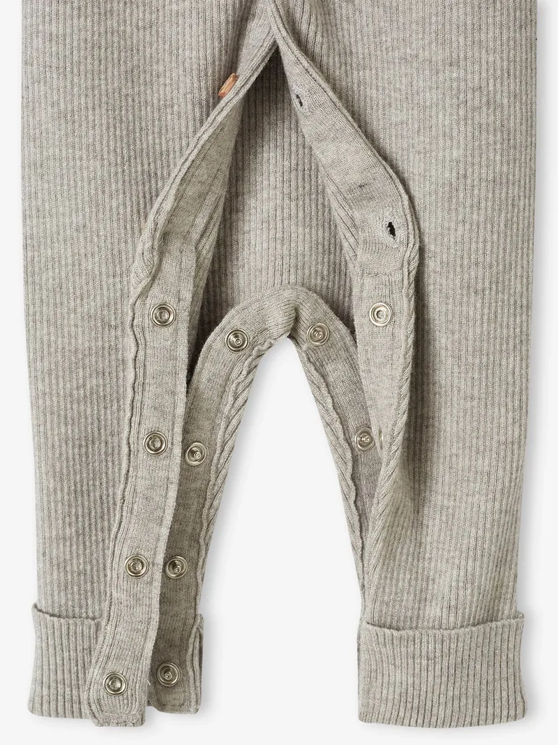 Vertbaudet Baby Overall, Grau meliert, – Produktbild 3 von 3