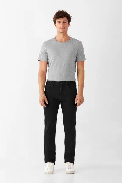 DAWN DAWN Jeans DUSK Regular Straight Classic, Black/black, – Produktbild 2 von 4