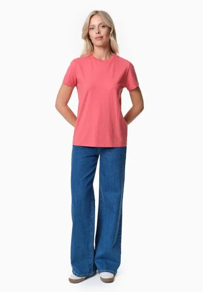 ORGANICATION ORGANICATION TENNUR | Basic T-Shirt aus Bio-Baumwolle, Radiant red, – Produktbild 2 von 3