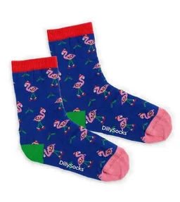 DillySocks DillySocks Kindersocken Lil Flamingo Fest aus Biobaumwoll-Mix – Produktbild 1 von 1
