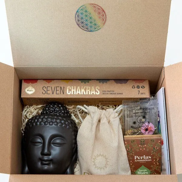Divasya Divasya Geschenkset "Chakra Meditation"- spirituelles Erlebnis in Geschenkbox – Produktbild 2 von 4