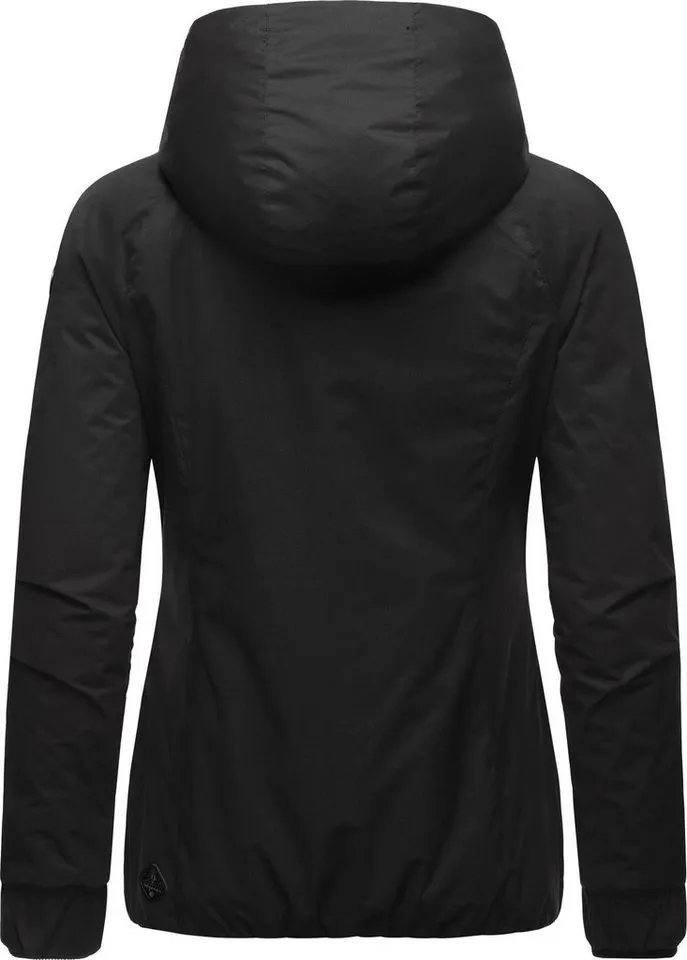 ragwear ragwear Winterjacke Dizzie Winter wasserdichte Outdoorjacke mit Kapuze für den Winter, Schwarz, – Produktbild 4 von 5