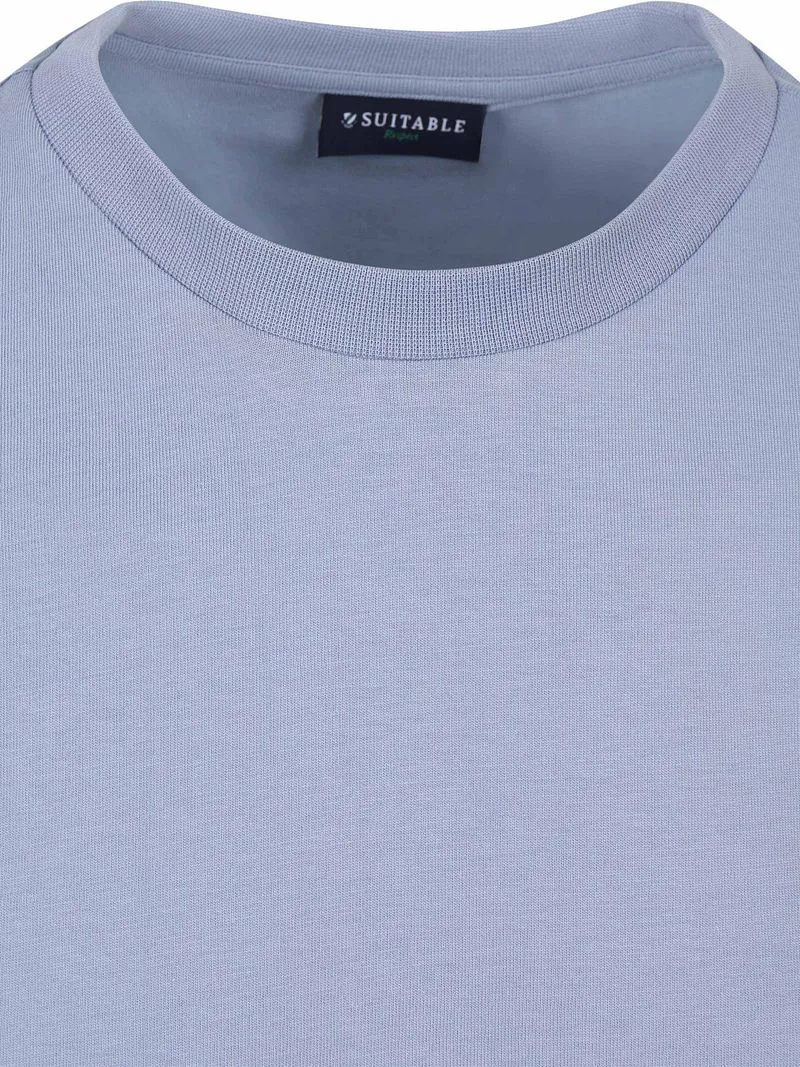 Suitable Suitable Respect T-shirt Tim Hellblau - Größe XXL, Hellblau, – Produktbild 3 von 5