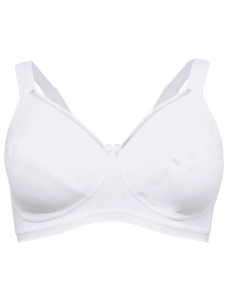 sheego BH ohne Bügel weiß, Weiß, – Produktbild 1 von 2