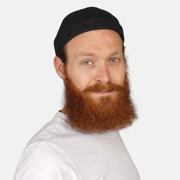 Hanseheld Hanseheld Docker Cap Leinen Kurz Flach Segler Sailor Cap, Schwarz, – Produktbild 4 von 5