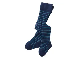 grödo Baby Strumpfhose Baumwolle (kbA) Frottee marine-geringelt Gr. 02 – Produktbild 1 von 1