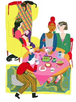 Photocircle Photocircle Poster / Leinwandbild - Wednesday Tea Party – Produktbild 1 von 1