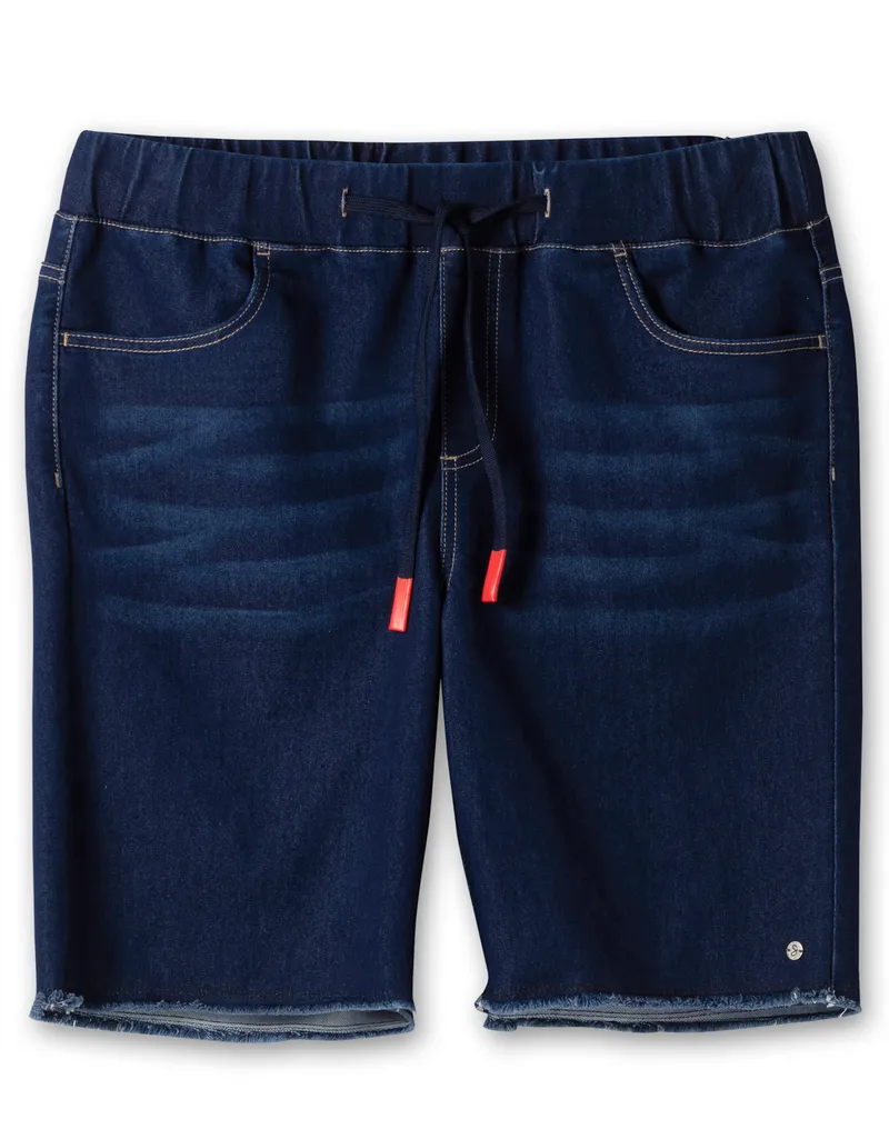 sheego Bermudas, Dark blue denim, – Produktbild 2 von 2