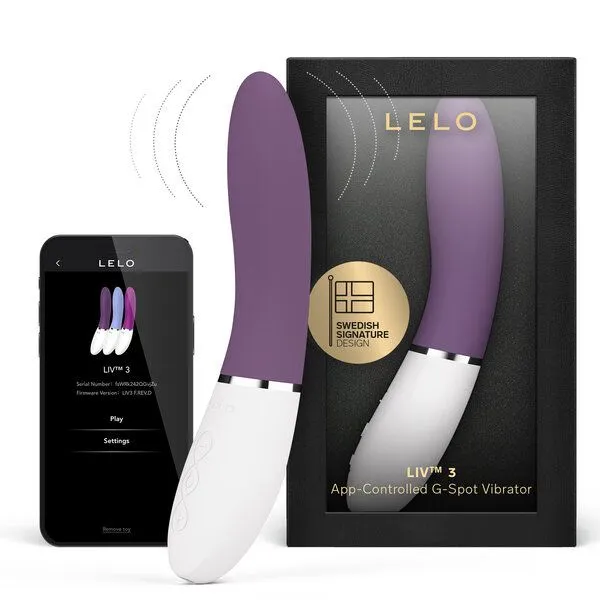 LELO App-gesteuerter G-Punkt-Vibrator - LELO LIV 3, Lila, – Produktbild 1 von 4