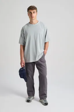 Trendsplant Trendsplant Herren vegan T-Shirt Von Supply Oversize Quarry Blue – Produktbild 1 von 1