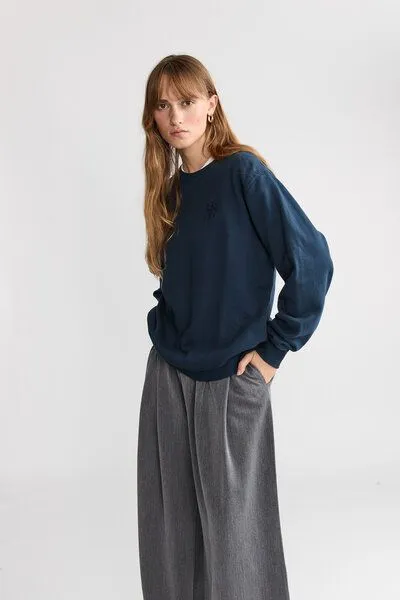 Yahmo Yahmo Ilse Sweatshirt, Petrol (grün), – Produktbild 3 von 4