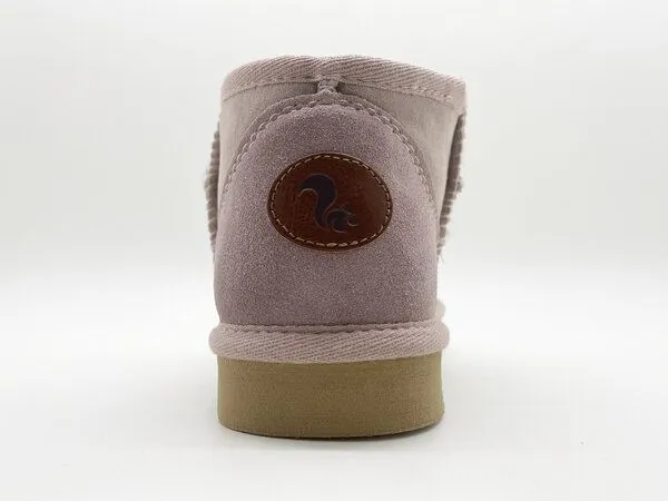 thies Stiefel aus Schaffell "thies Mega Shorty", New pink (rosa), – Produktbild 4 von 4