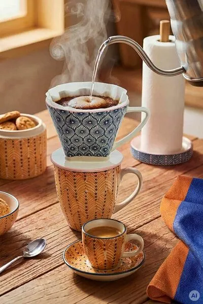 Tranquillo Tranquillo Kaffeefilter MIIX'N'MATCH – Steinzeug, Blau, – Produktbild 2 von 3