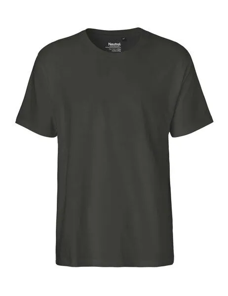 Neutral Neutral® Herren / Unisex T-Shirt von Neutral Bio Baumwolle Stabiler dicker Stoff, Charcoal, – Produktbild 2 von 4