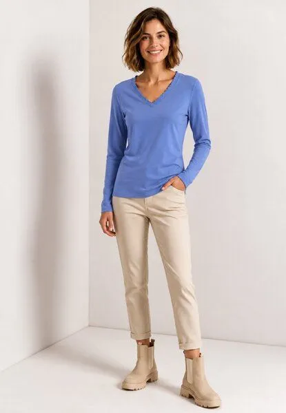 LANA Organic LANA Organic Bio Baumwollshirt, Modell Conny, Persian jewel, – Produktbild 2 von 4
