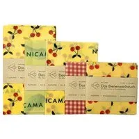 NICAMA NICAMA Bienenwachstücher 5er Set (2xM + 2xL + XXL) – Produktbild 1 von 1